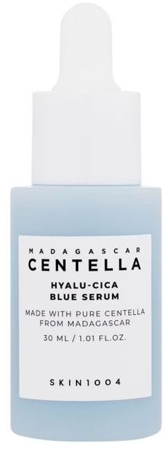 SKIN1004 Madagascar Centella Hyalu-Cica Blue Serum Veido serumas su hialuronu ir centele, 30 ml