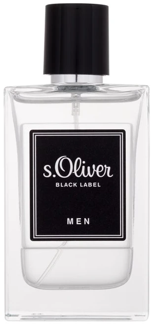 s.Oliver Juodas Label Men EDT tualetinis vanduo vyrams, 30 ml