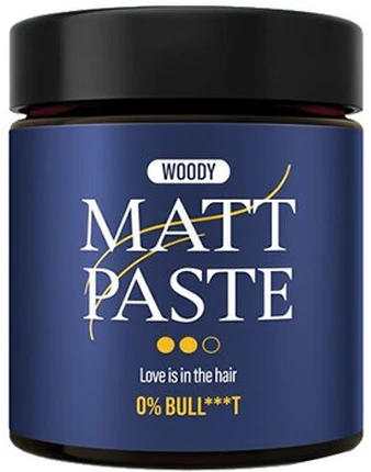 Steves No Bull Steve's Matinė plaukų pasta su vidutine fiksacija (Matt Paste) 90 g