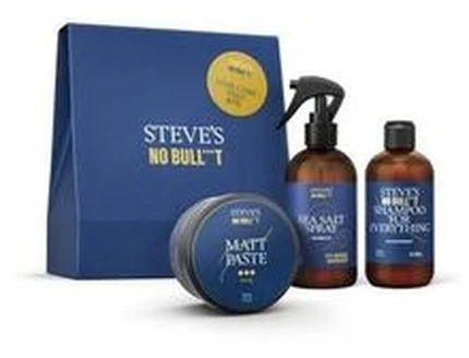 Steve's No Bull Steve's plaukų priežiūros priemonių trio dėžutė dovanų rinkinys
