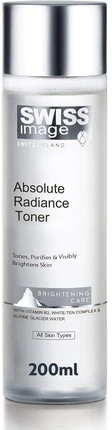 Swiss Image Brightening Care Absolute Radiance tonikas, veido losjonas ir purškiklis veido tonikas, 200 ml