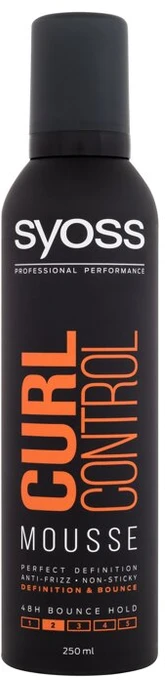Syoss Curl Control Mousse plaukų putos moterims, 250 ml