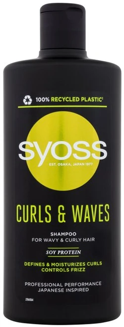 Syoss Curls & Waves šampūnas moterims, 440 ml