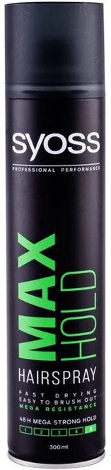 Syoss Max Hold Hairspray Plaukų lakas moterims, 300 ml