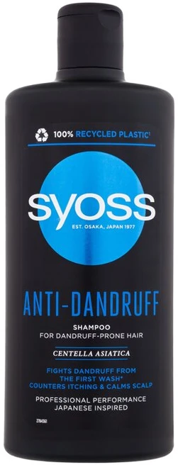 Syoss Nuo pleiskanų Šampūnas Šampūnas moterims, 440 ml