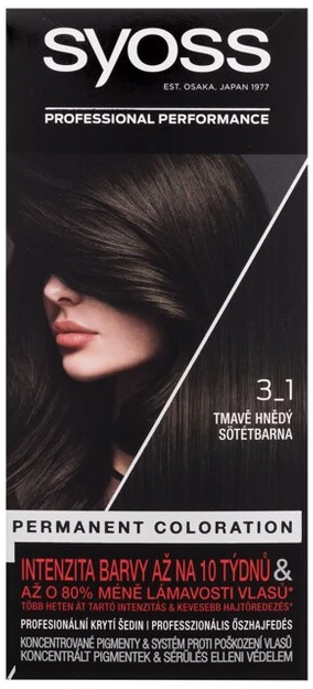 Syoss Permanent Coloration plaukų dažai, 50 ml