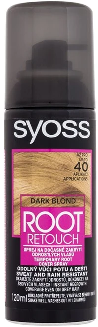 Syoss Root Retoucher laikinas šaknų dangtelis Purškiklis plaukų spalva