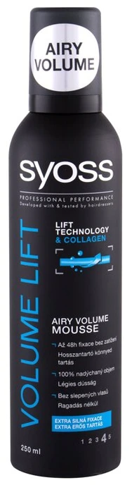 Syoss Volume Lift Mousse Hair Mousse moterims, 250 ml