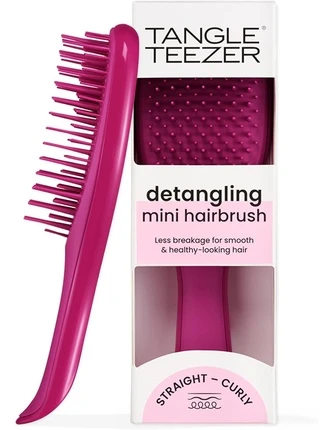 Tangle Teezer Mini Ultimate Detangler elektrinis plaukų šepetys su aviečių skoniu