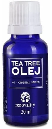 „Renovality Original Series“ arbatos medžio aliejus 20 ml su lašintuvu