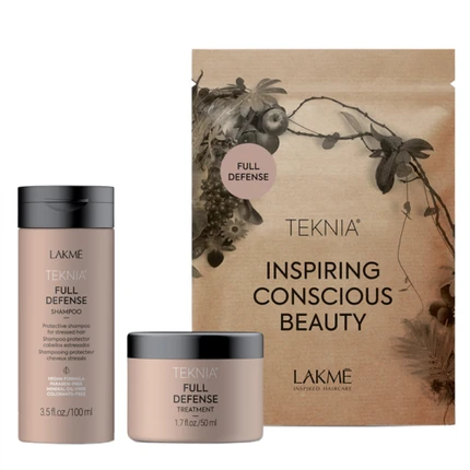 Lakme Teknia travel pack Full Defense set: Šampūnas, 100 ml + Treatment, 50 ml