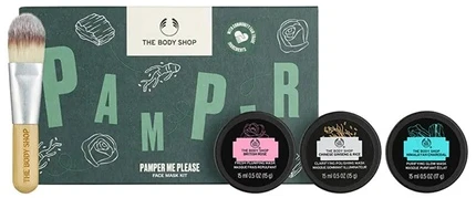 The Body Shop Pamper me Please dovanų rinkinys veido kaukėms