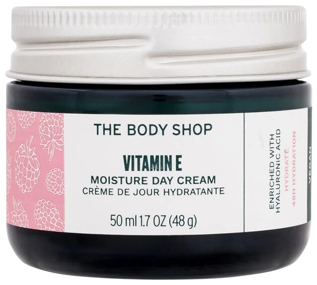 „The Body Shop“ intensyviai drėkinamasis kremas su vitaminu E, 50 ml