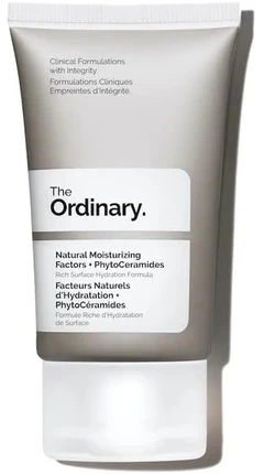 The Ordinary Natural Moisturizing Factors + PhytoCeramides maitinantis ir drėkinantis veido kremas sausai odai, 30 ml