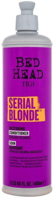 Tigi Bed Head Serial Skirtas šviesiems plaukams Violetinė tonuojantis kondicionierius šviesintiems plaukams 400ml