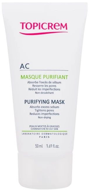 „Topicrem AC“ valomoji veido kaukė moterims, 50 ml
