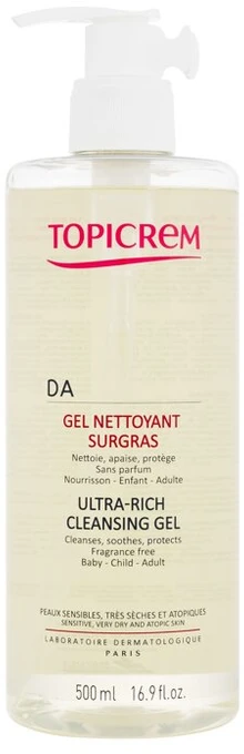 „Topicrem DA“ itin sodrus valomasis gelis, 500 ml