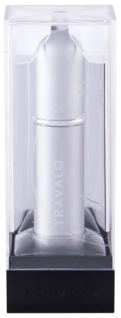 Travalo Classic HD Sidabrinis pildomas kvepalų buteliukas (atomaizeris), 5 ml