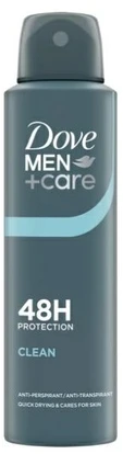 Dove Purškiklis nuo prakaitavimo Men Care Clean (Anti-Perspirant) 150 ml