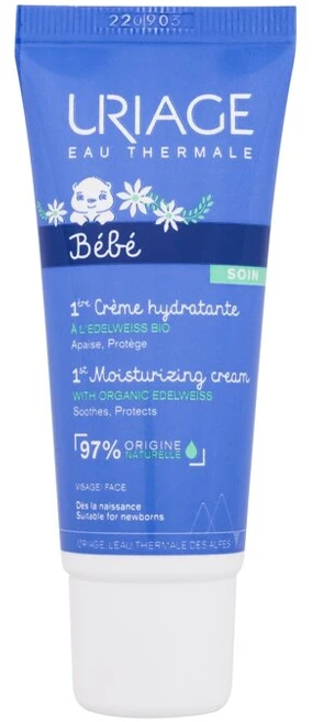 Uriage Bébé 1st Moisturizing Kreminis drėkinamasis kremas kūdikiams, 40 ml