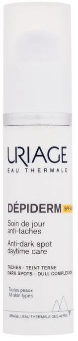 "Uriage" Odos kremas nuo pigmentinių dėmių SPF 50+ "Depiderm" (dieninė priežiūra nuo tamsių dėmių) 30 ml