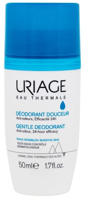 Uriage Gentle Deodorant Švelnus rutulinis dezodorantas be aliuminio, 50 ml