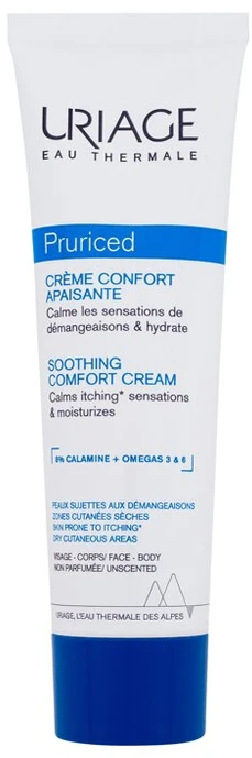 Uriage Pruriced Calming Kreminis For Face raminamasis veido kremas, 100 ml