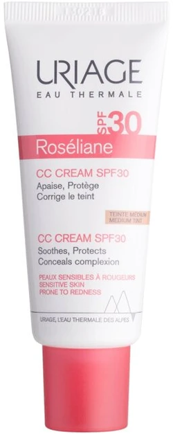 URIAGE, ROSELIANE CC toninis koreguojamasis apsauginis kremas su SPF30+, 40ml, Spalva: Medium