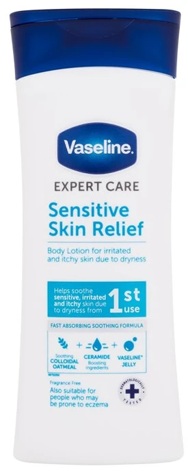 Vaseline Intensive Care Sensitive Skin Relief kūno losjonas unisex, 400 ml