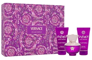 Kvepalų rinkinys moterims Versace Pour Femme Dylan Purple (EDP, 50 ml + dušo želė, 50 ml + kūno losjonas, 50 ml)