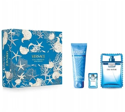 Set Versace Eau Fraiche EDT 100ml + Dušo želė 150ml + EDT 5ml