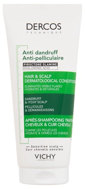 Vichy Dercos Nuo pleiskanų Hair & Scalp Dermatological Conditioner kondicionierius nuo pleiskanų, 200 ml