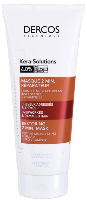 "Vichy Dercos Kera-Solutions" atkuriamoji 2 minučių plaukų kaukė 200ml