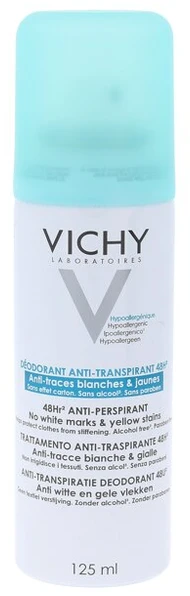 Vichy No Trace Anti-Perspirant Moteriškas dezodorantas, 125 ml
