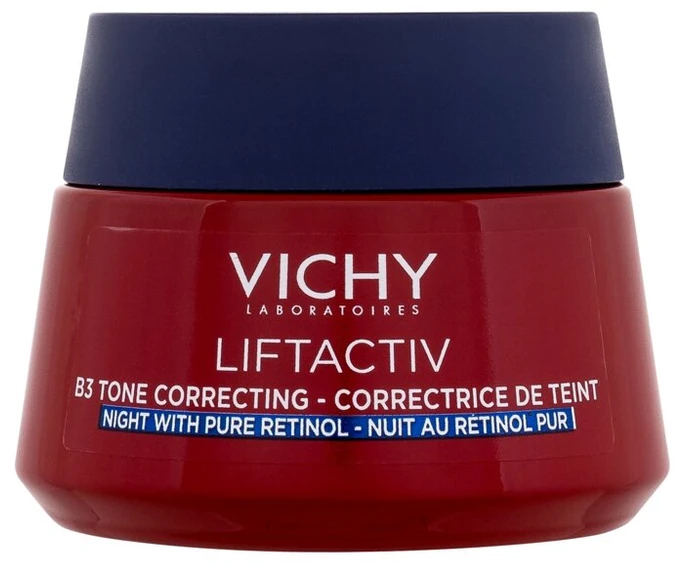 Vichy Liftactiv B3 Anti-Dark Spots Night Kreminis naktinis veido kremas nuo raušlių, 50 ml