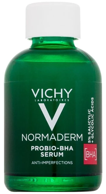 Vichy Normaderm Probio-BHA Serumas serumas aknės pažeistai odai, 30 ml