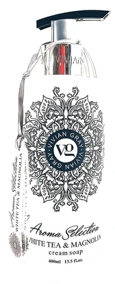 Vivian Gray Vivian Pilkas Kreminis skystas muilas Aroma Selection Baltas Tea & Magnolia (Kreminio muilas), 400 ml