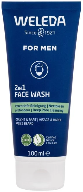 Weleda For Men 2in1 Face Wash valymo gelis