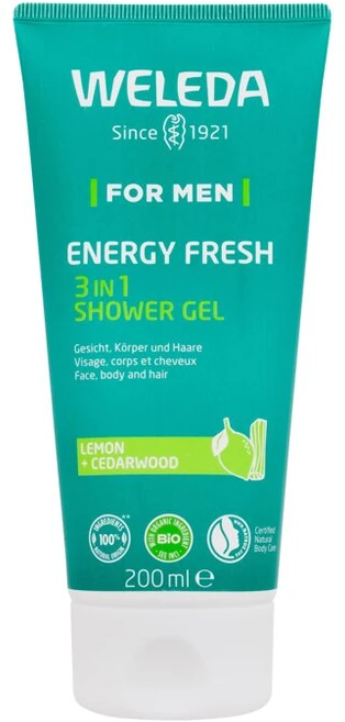 Weleda Men Energy Fresh 3in1 Dušo želė Dušo želė vyrams, 200 ml