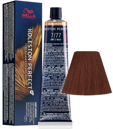 plaukų dažai "Wella Kp Deep Browns" 7-77 60ml Iepgrgbarab