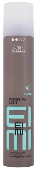 "Wella Eimi Mistify Light" greitai džiūstantis plaukų lakas 2 lygio 300ml