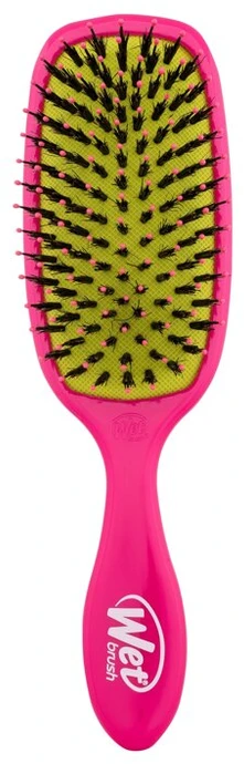 Wet Shine Enhancer Smoothing Brush Pink Plaukų šepetys