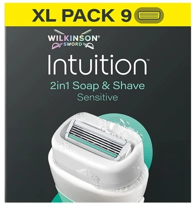 Wilkinson Sword Wilkinson Intuition Sensitive įdėklai su 4 ostrzami 9szt