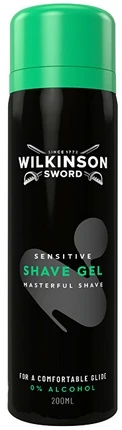Wilkinson Sword Sensitive skutimosi gelis (skutimosi želė), 200 ml
