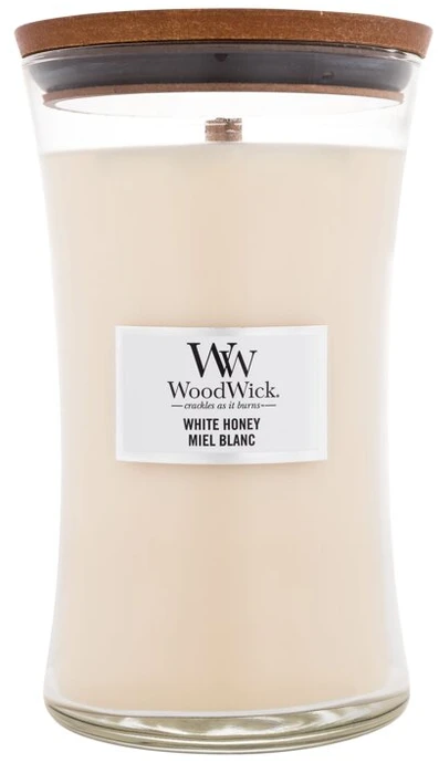 WoodWick Aromatinė žvakė (White Honey), 609,5 g