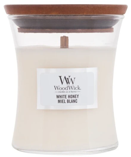 WoodWick Aromatinė žvakė (White Honey), 85 g
