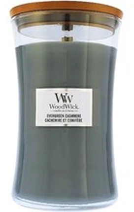 WoodWick Aromatinė žvakė (Evergreen Cashmere), 275 g