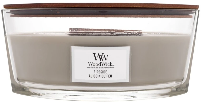 WoodWick Aromatinė žvakė (Fireside), 453,6 g