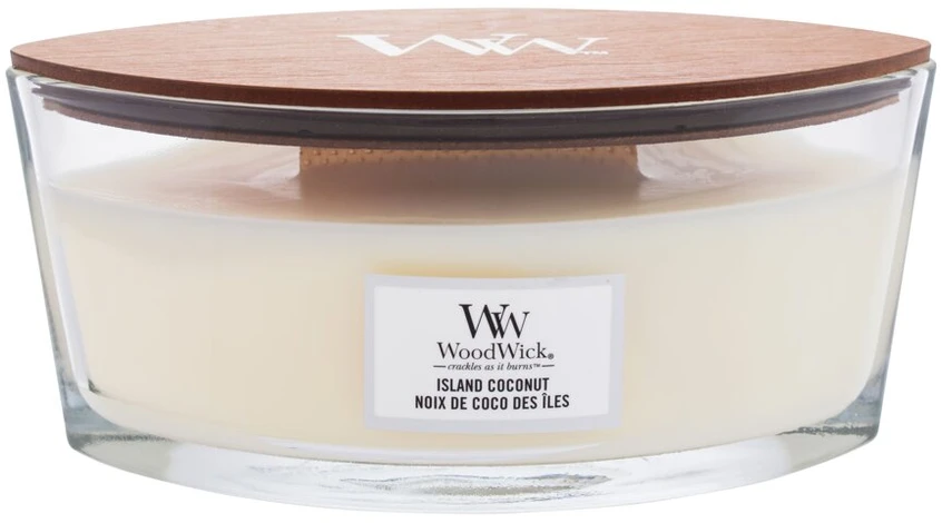 WoodWick Aromatinė žvakė (Island Coconut), 453,6 g