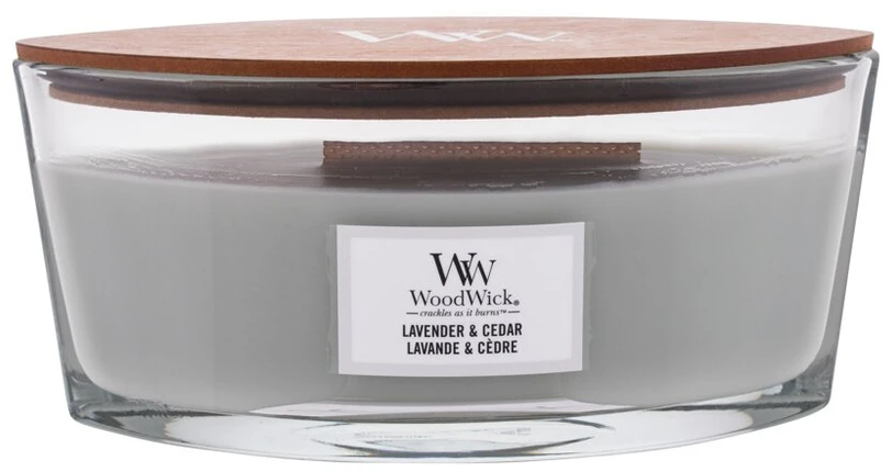 WoodWick Aromatinė žvakė (Lavender & Cedar), 453,6 g
